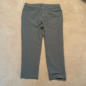 Lululemon men’s ABC gray 36x28 warpstreme pants. Only worn a handful of times